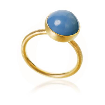 Dulong Fine Jewelry - Pacific Ring, stor - 18 kt. guld m/opal PAC3-A1128